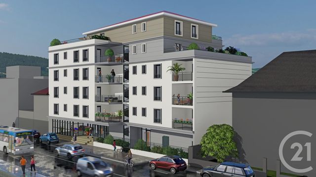 Appartement T2 à vendre - 2 pièces - 54,90 m2 - Bourgoin Jallieu - 38 - RHONE-ALPES